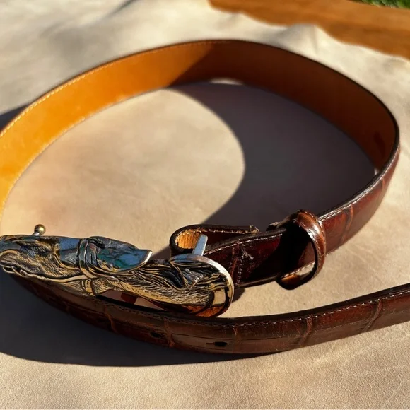 Vintage Brighton Belt - Leather - Equestrian lovers unite! - Picture 5 of 9